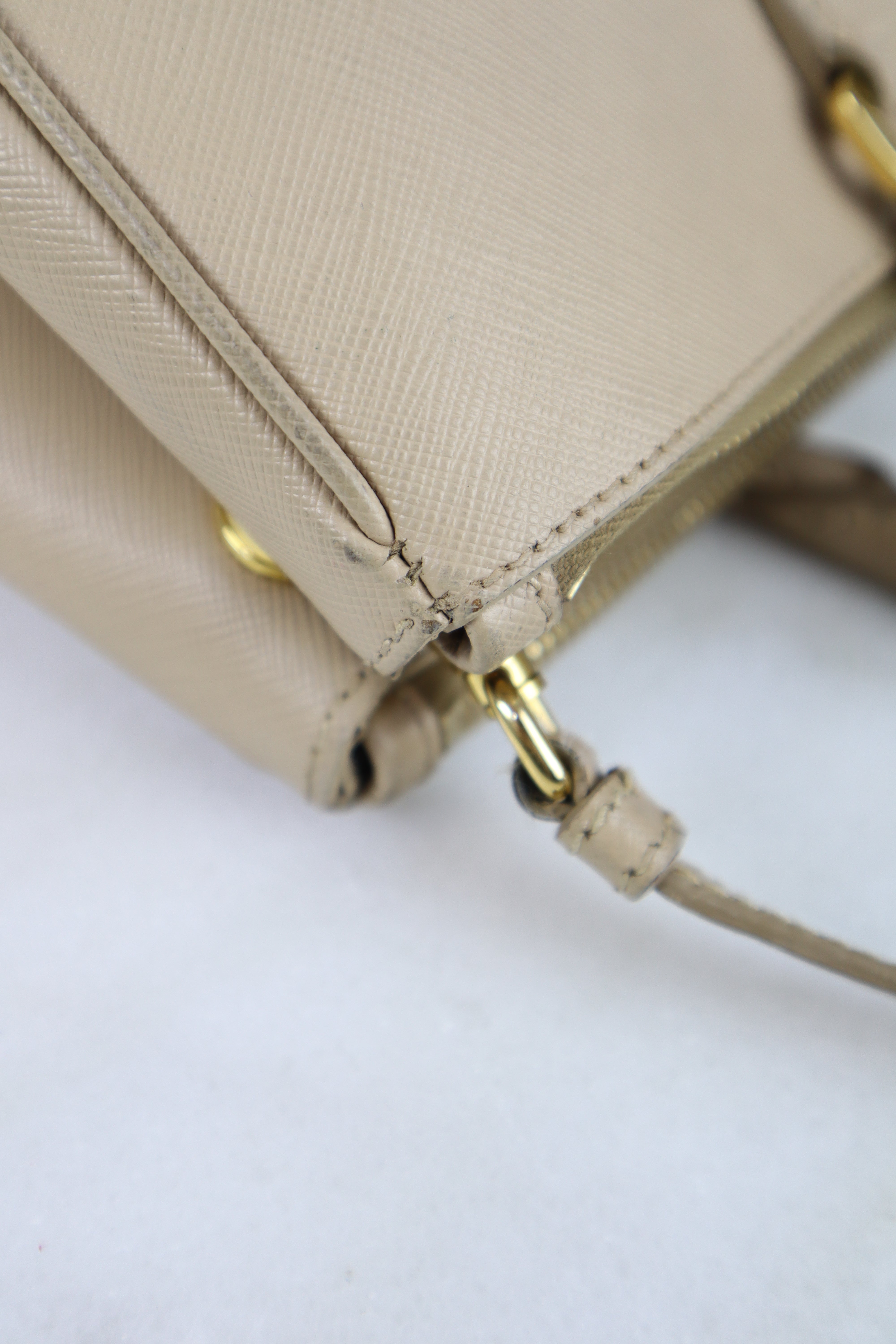Prada Beige Large Tote Bag