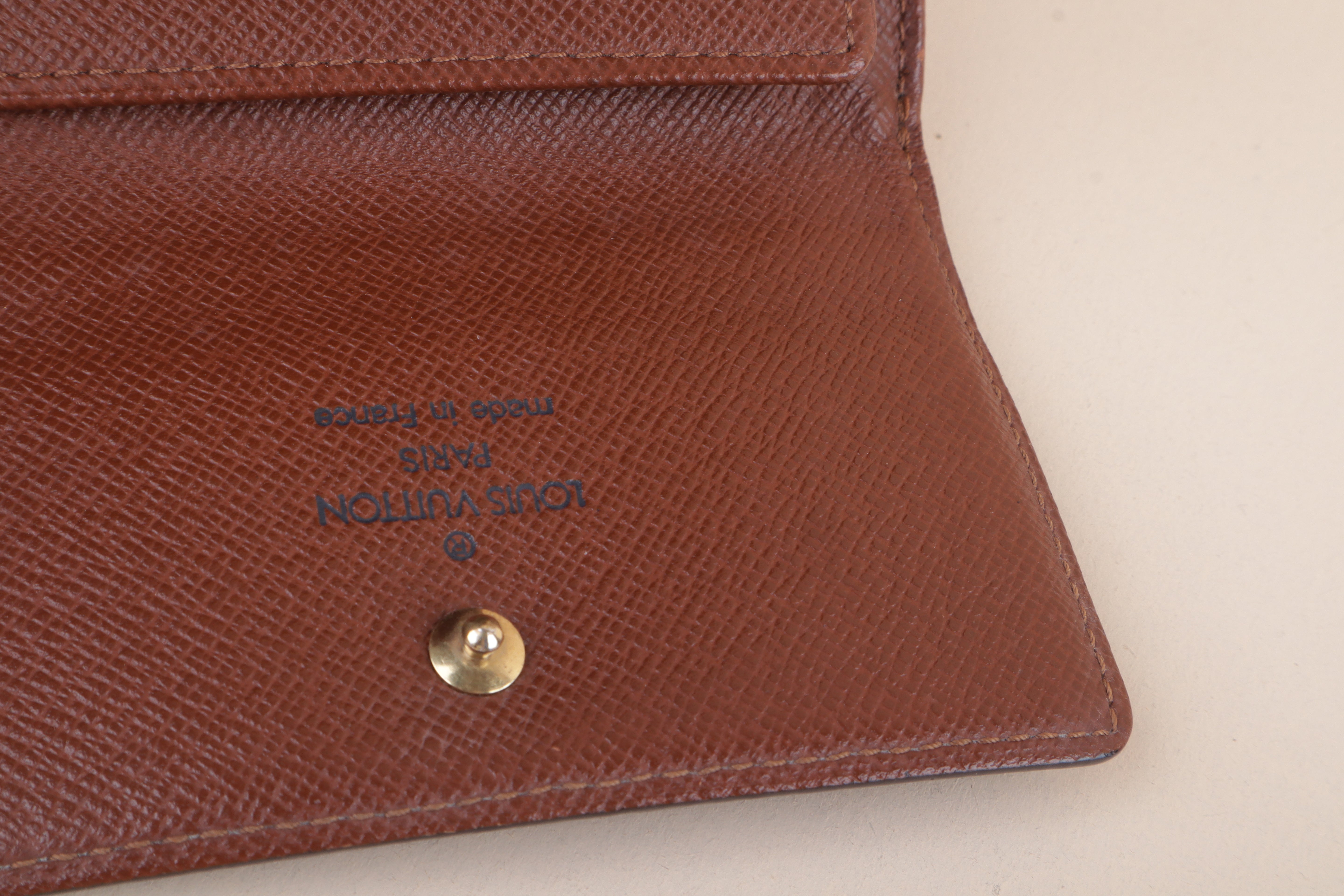 Louis Vuitton Monogram Elise Double Sides Compact Small Wallet