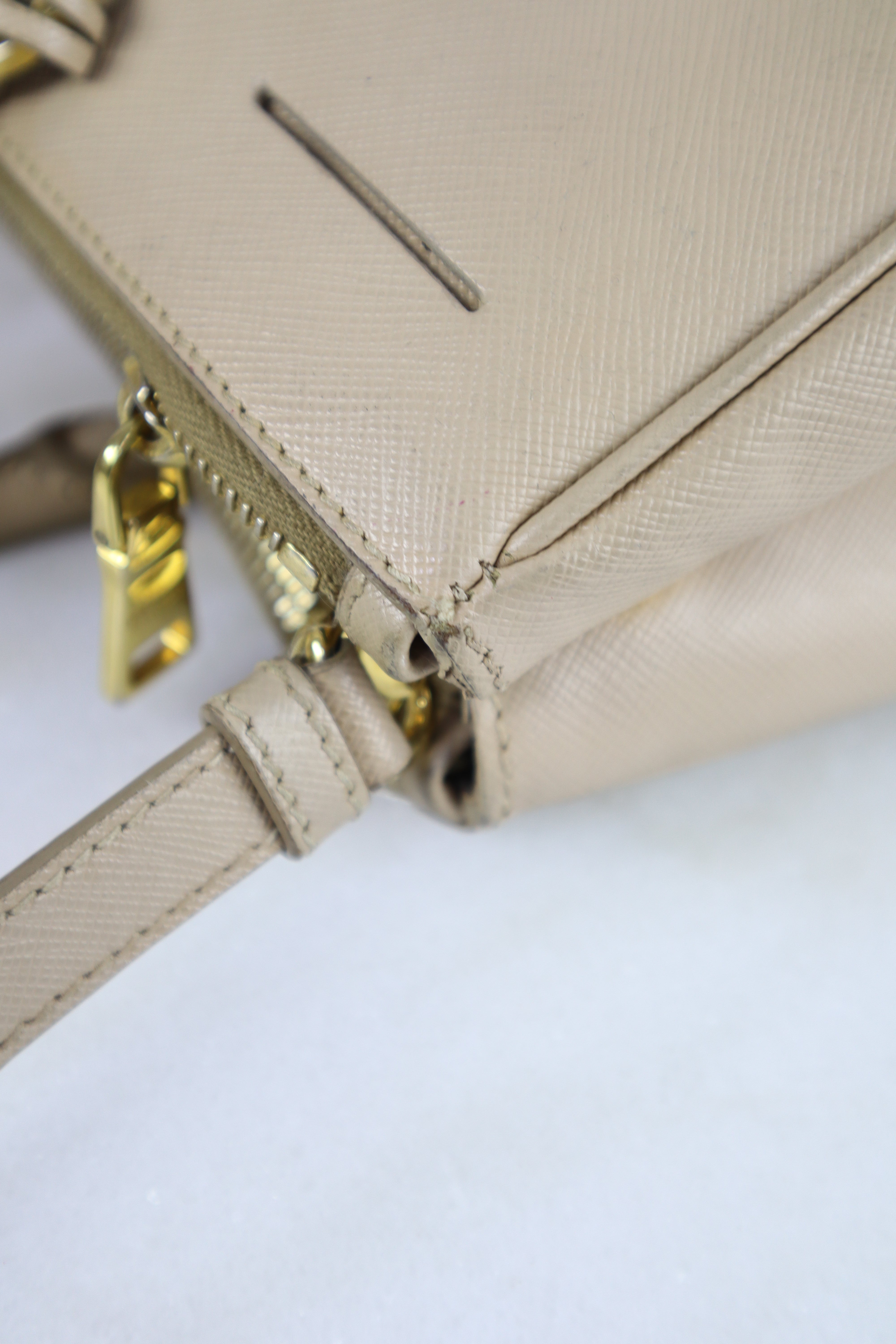 Prada Beige Large Tote Bag