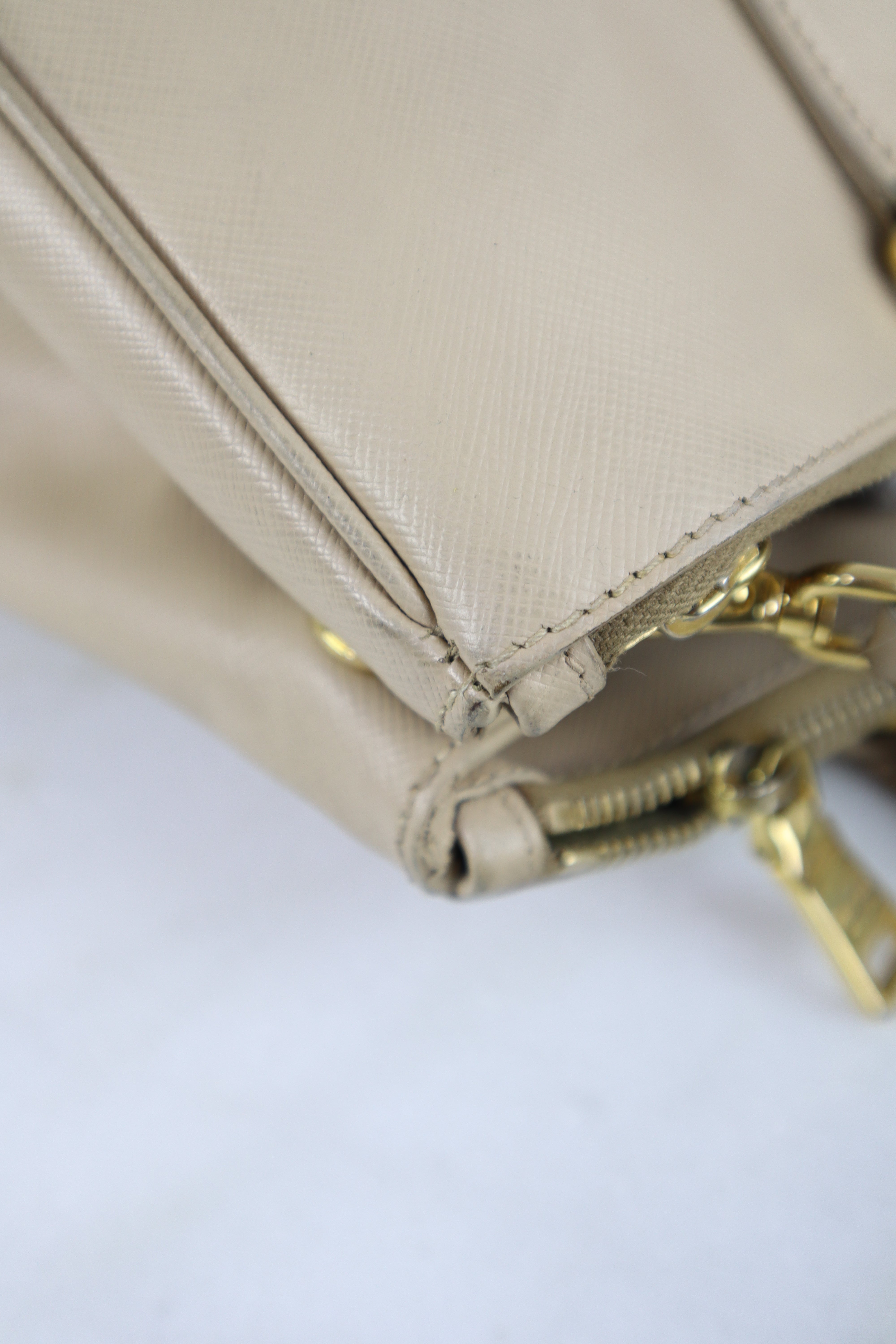 Prada Beige Large Tote Bag