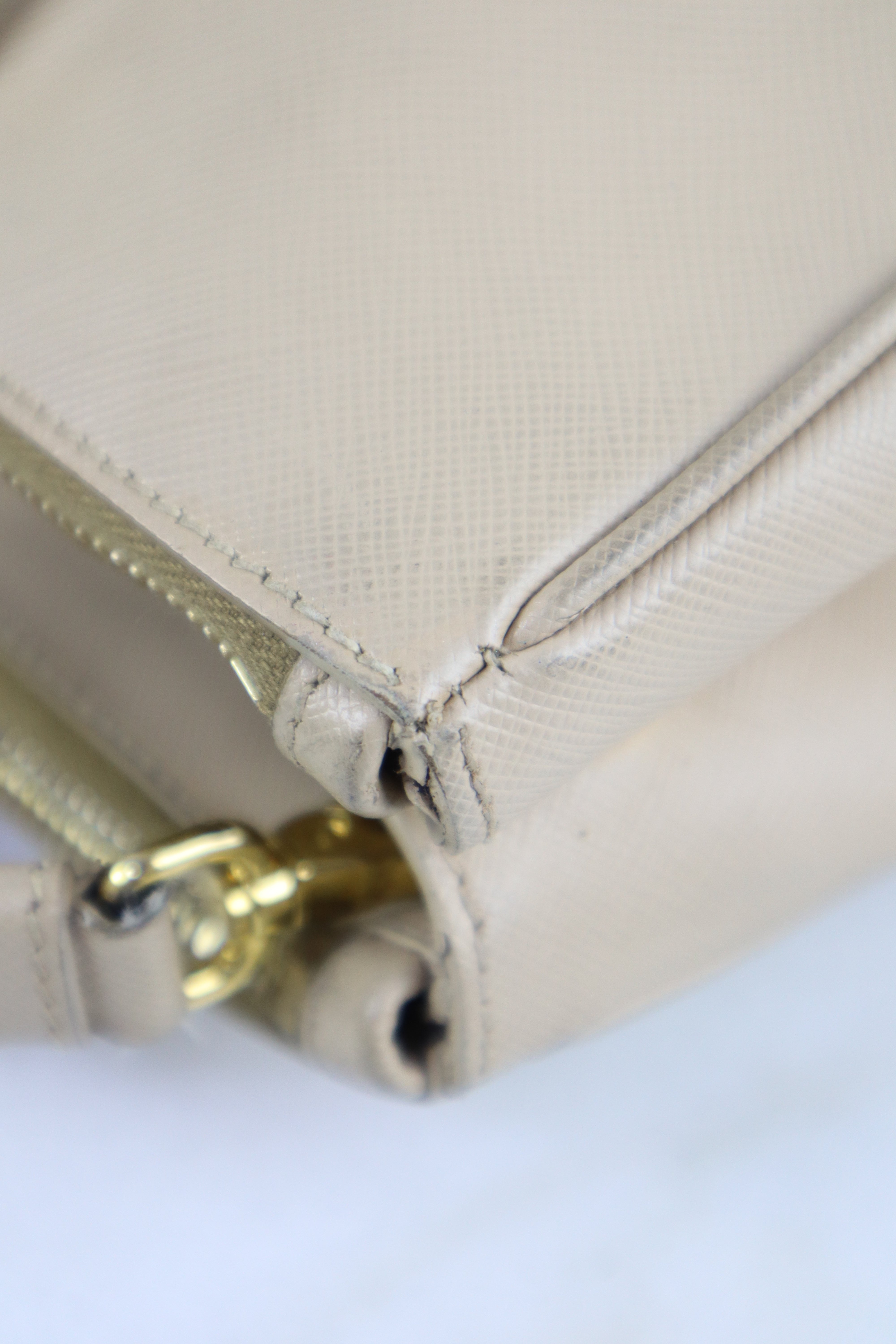 Prada Beige Large Tote Bag