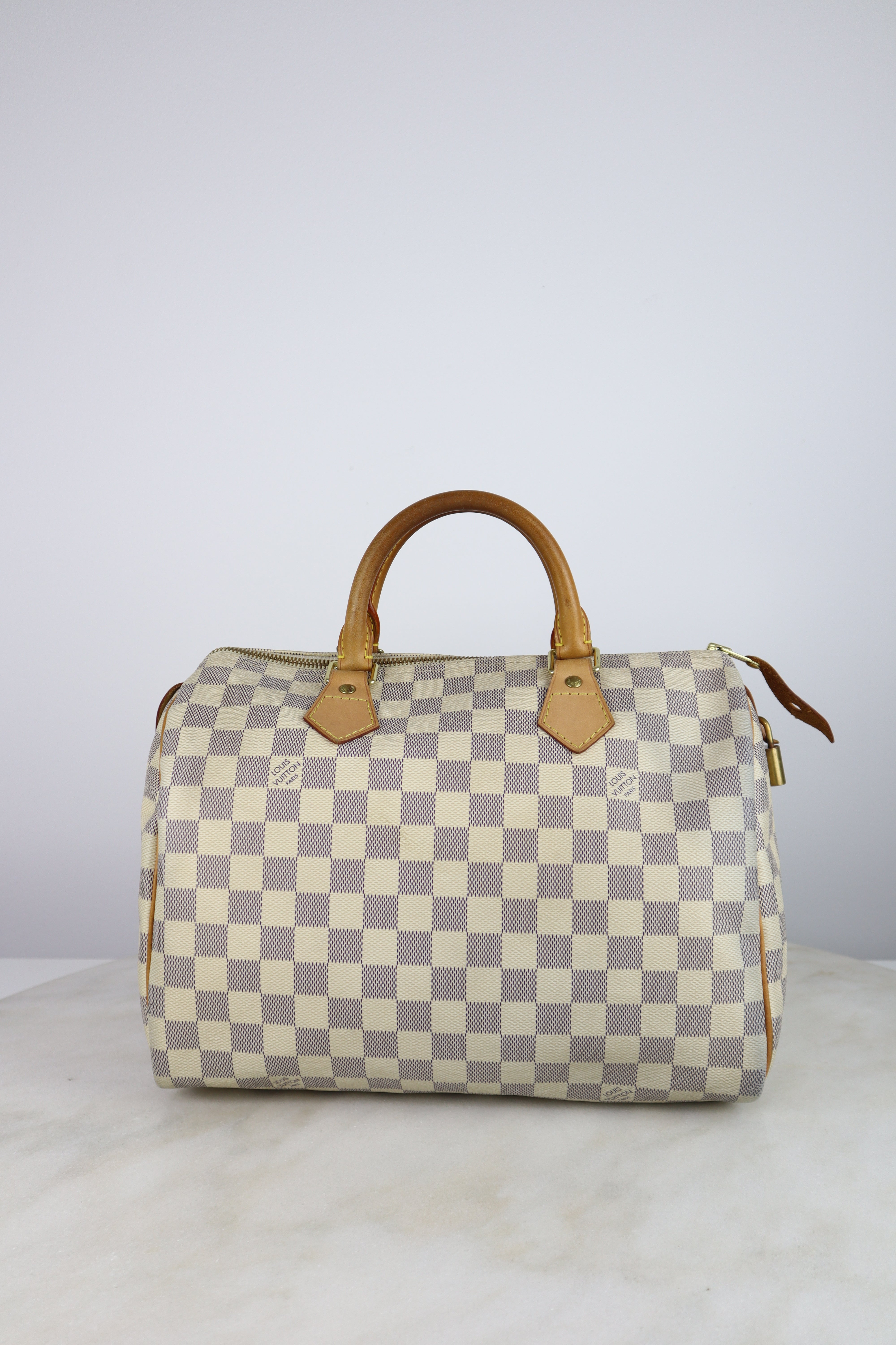 Louis Vuitton Damier Azur Speedy 30 Bag