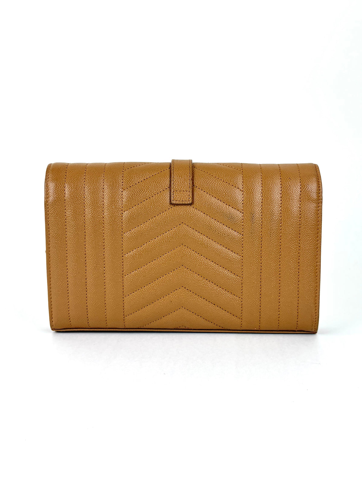 YSL Camel tri-quilted leather