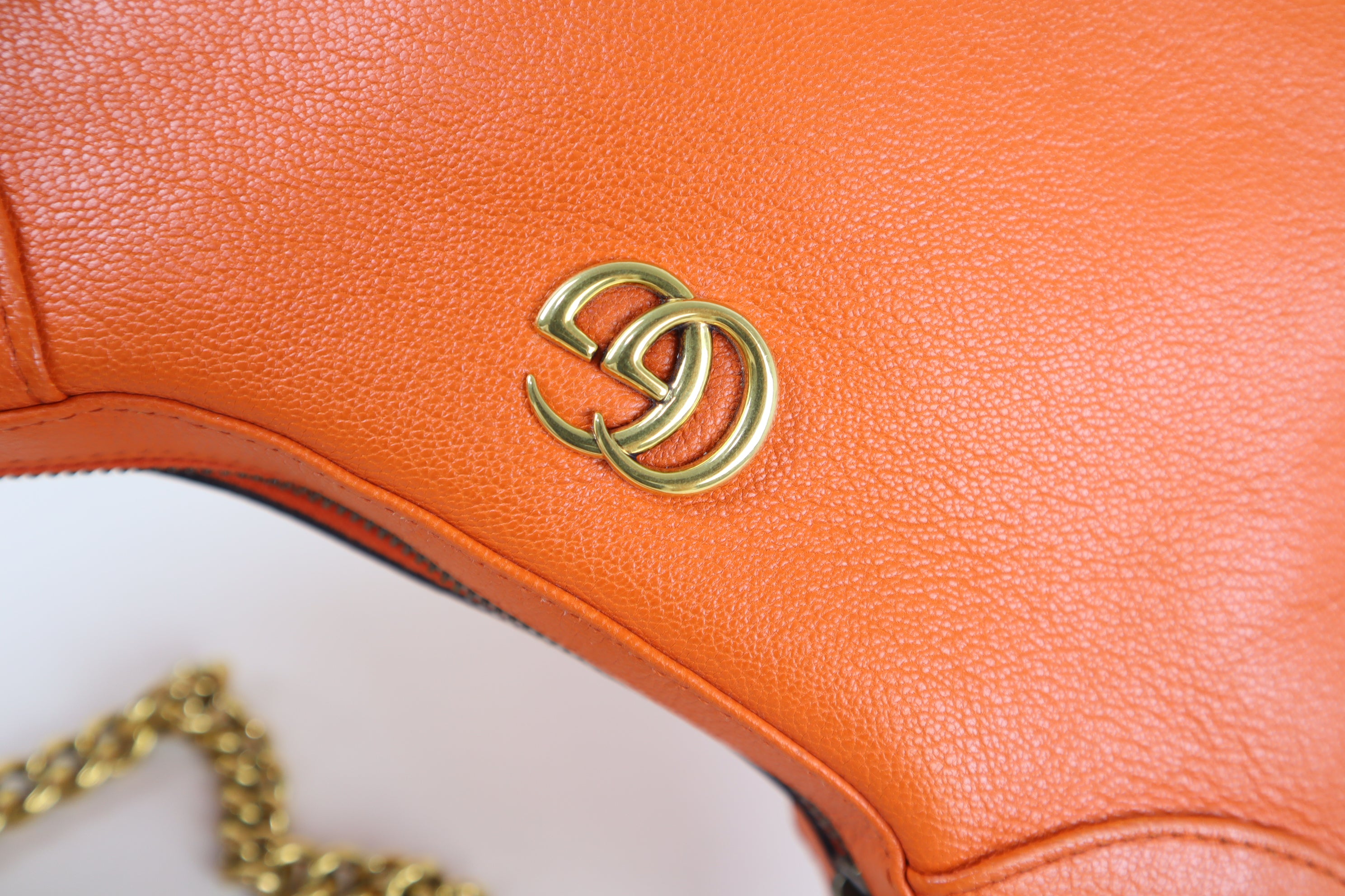Gucci Orange Aphrodite Small Shoulder Bag