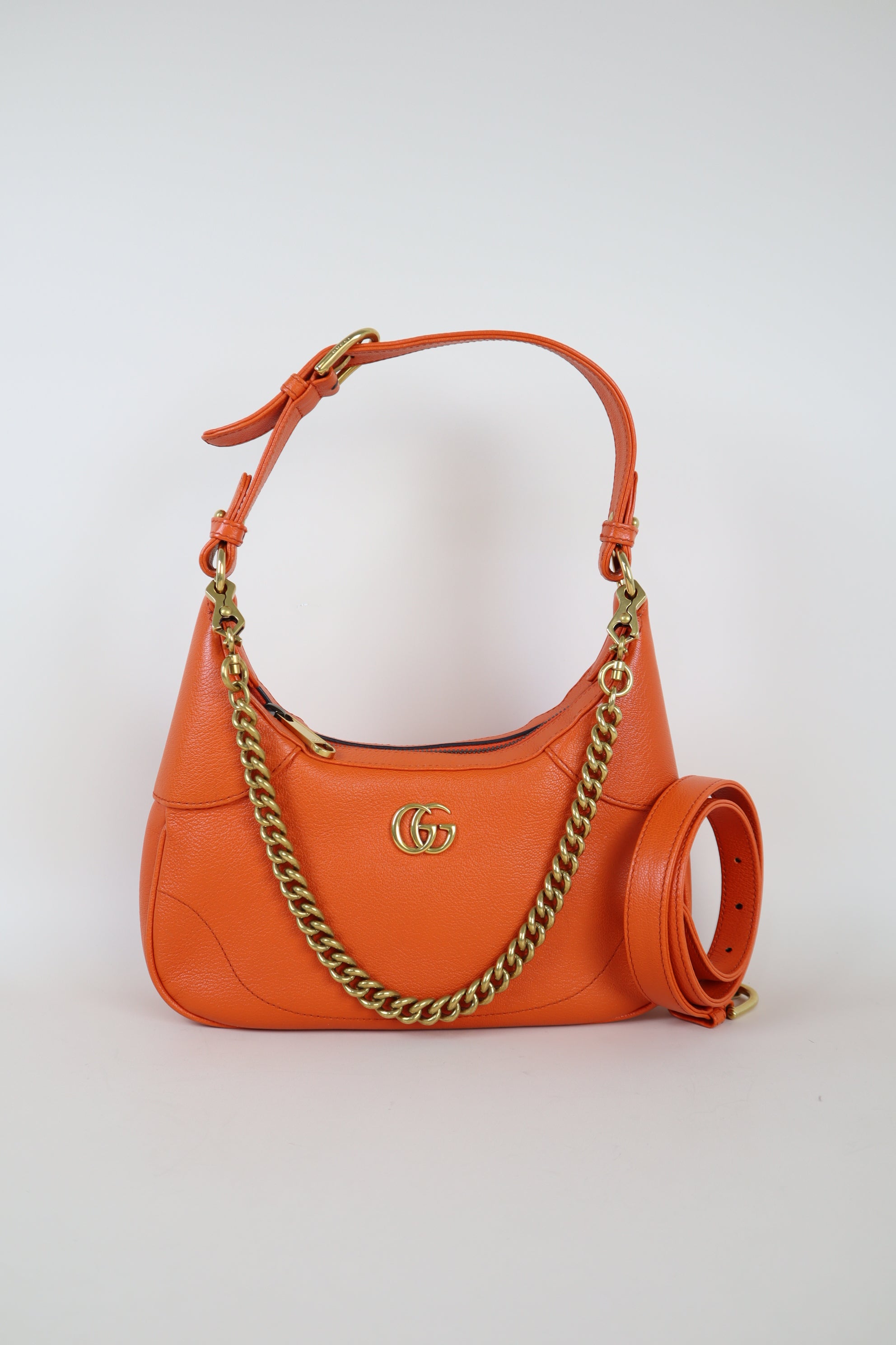 Gucci Orange Aphrodite Small Shoulder Bag