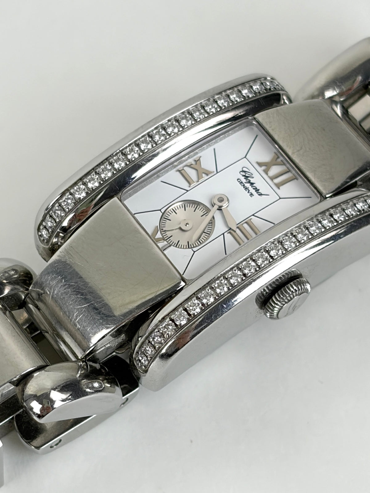 Chopard la Strada Diamond 24 mm steel white dial quartz Watch