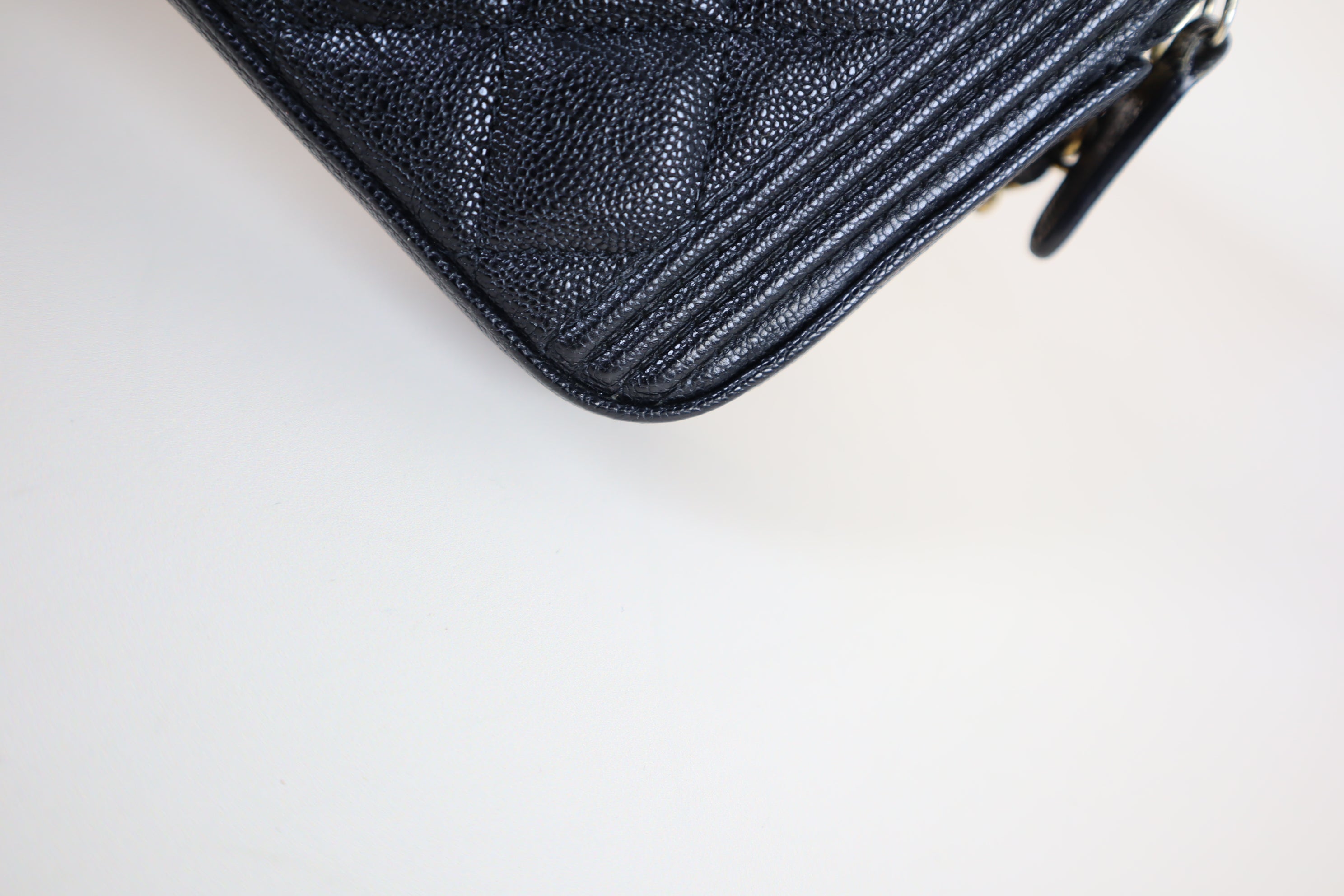 Chanel Black Clutch with Chain Boy