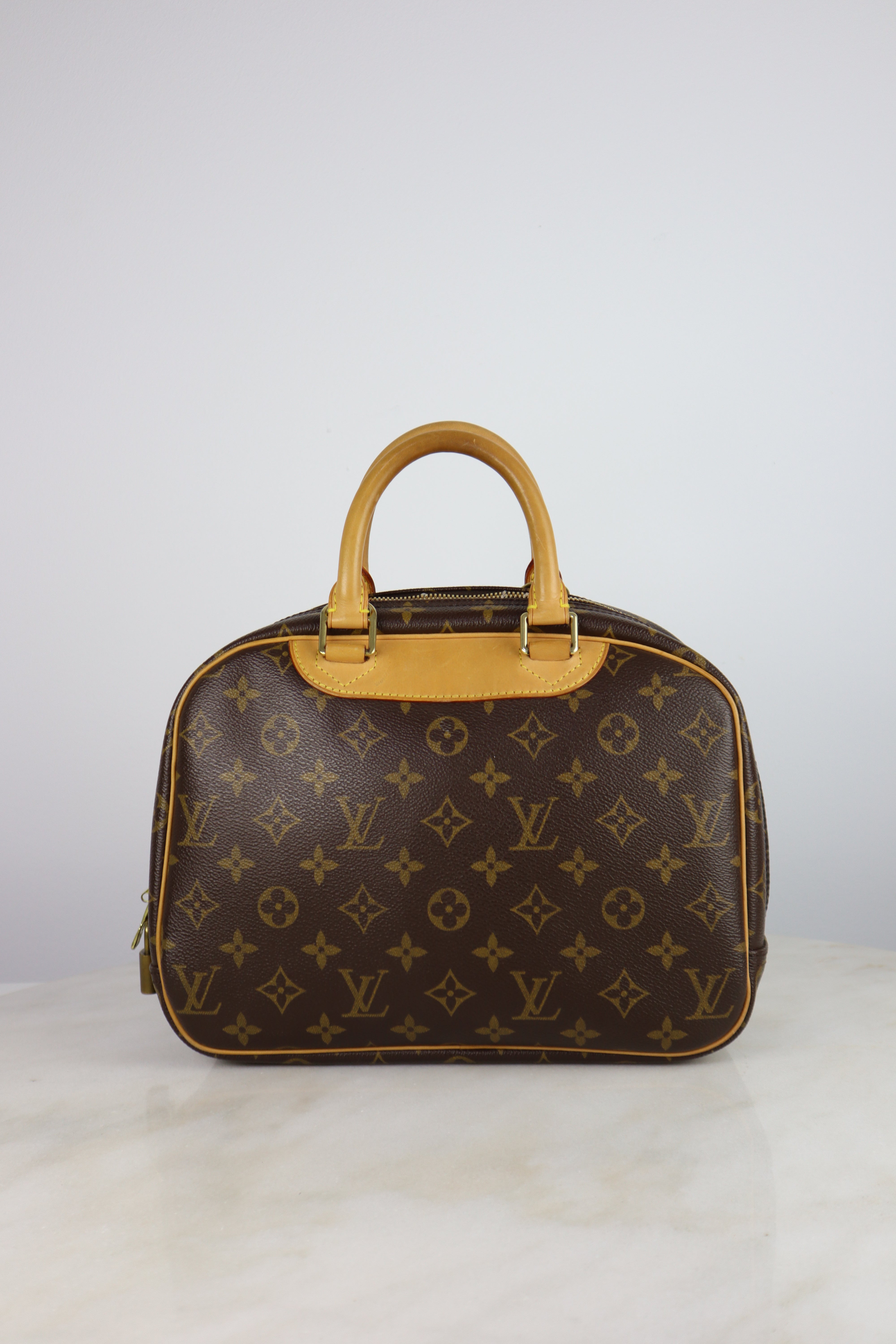 Louis Vuitton Monogram Trouville PM Top Handle Bag