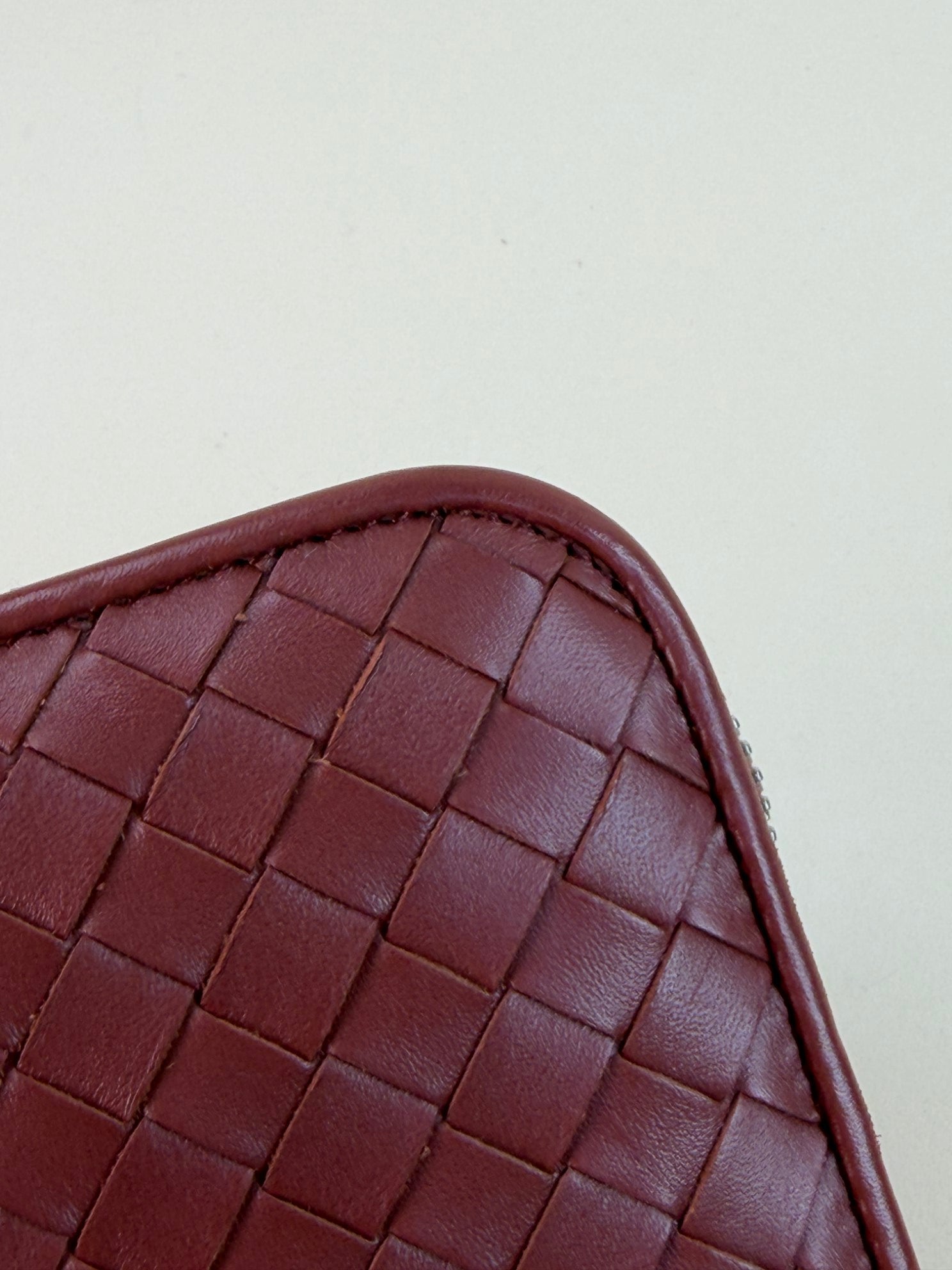 Bottega Veneta Brown Nappa Intrecciato Zip Around Wallet