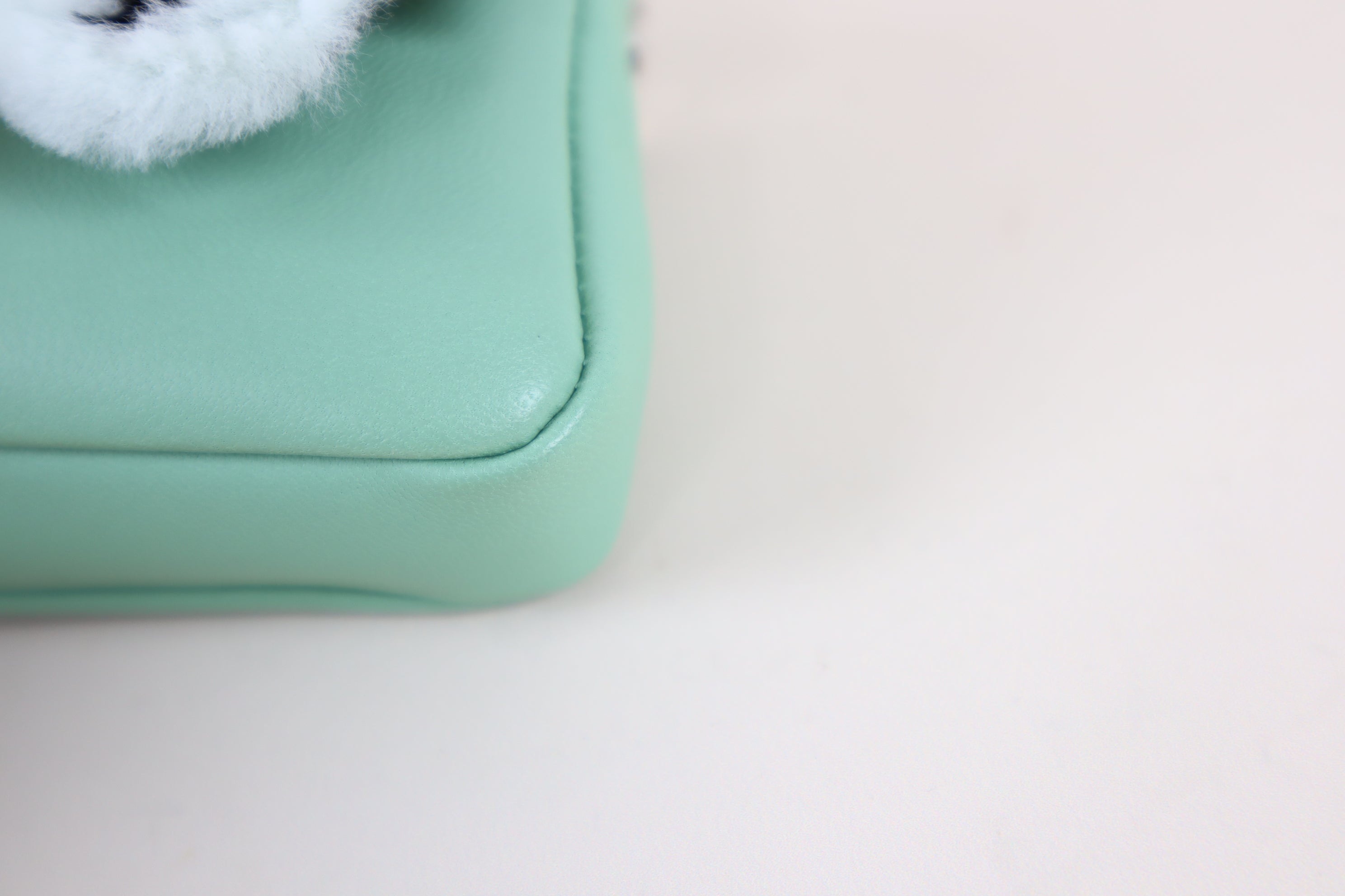 Fendi Green Baguette Micro Monster Bag