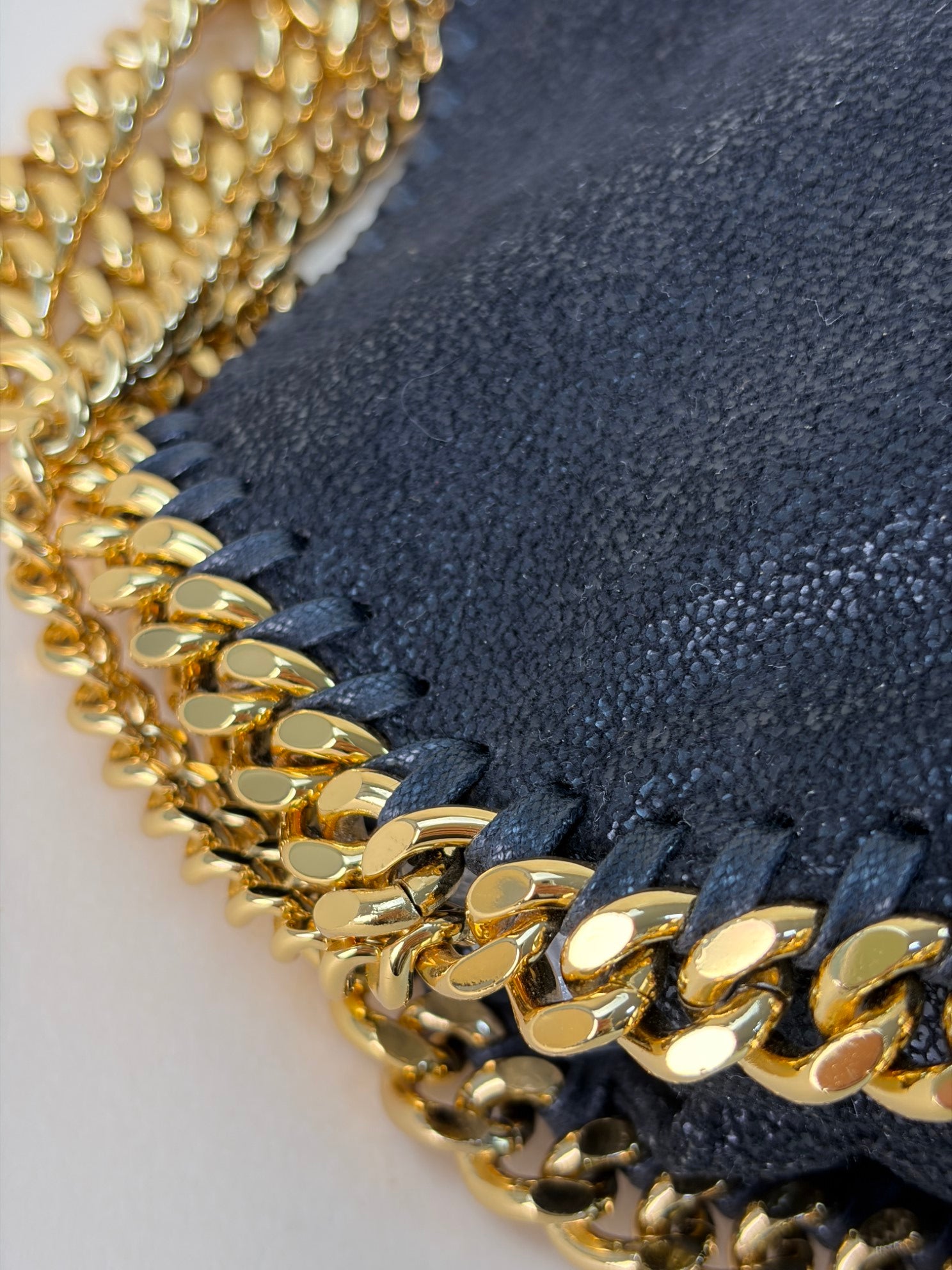 Stella Mccartney Black Falabella Mini Tote Bag