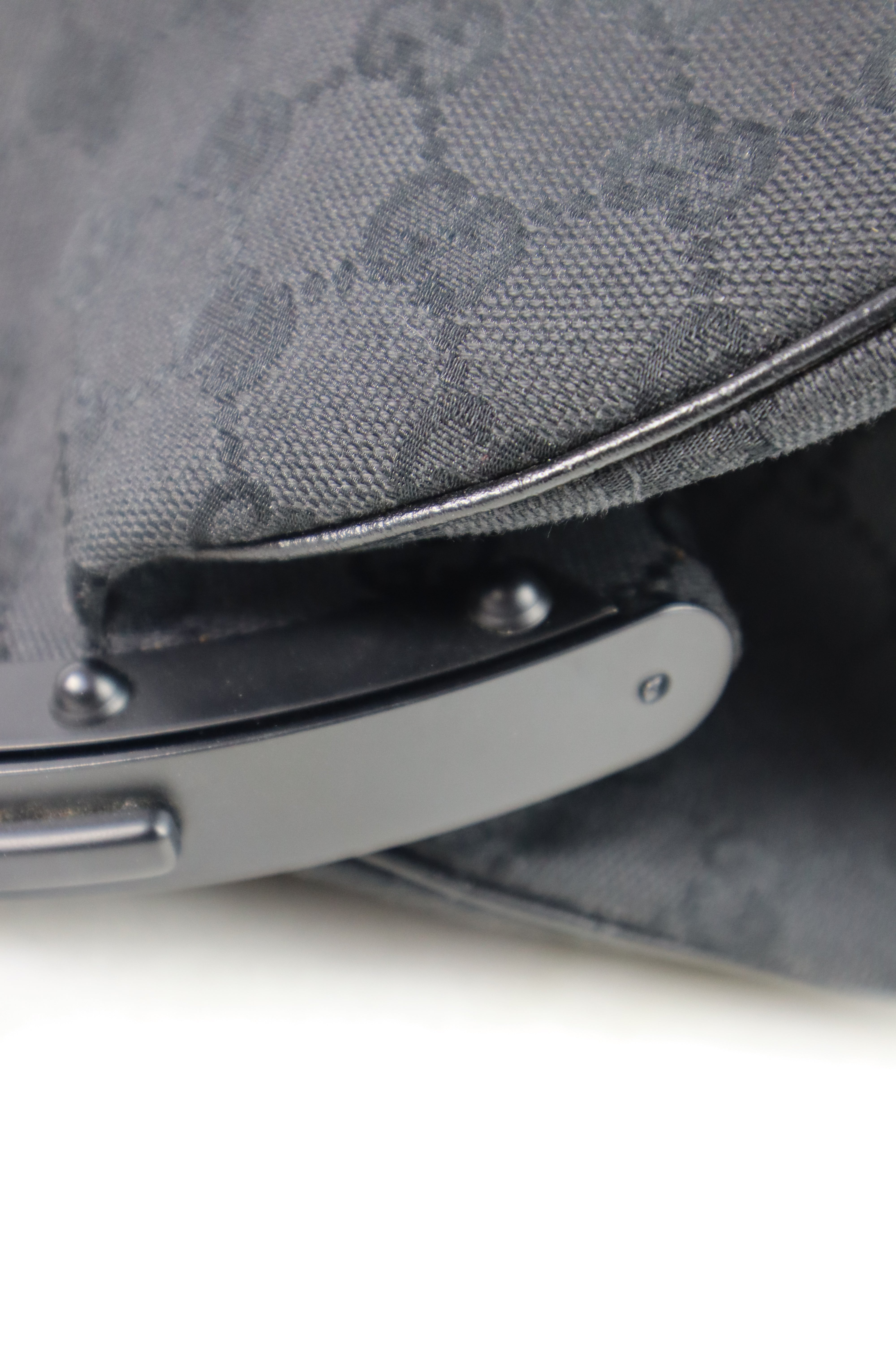 Gucci Black Bamboo Top Handle Bag