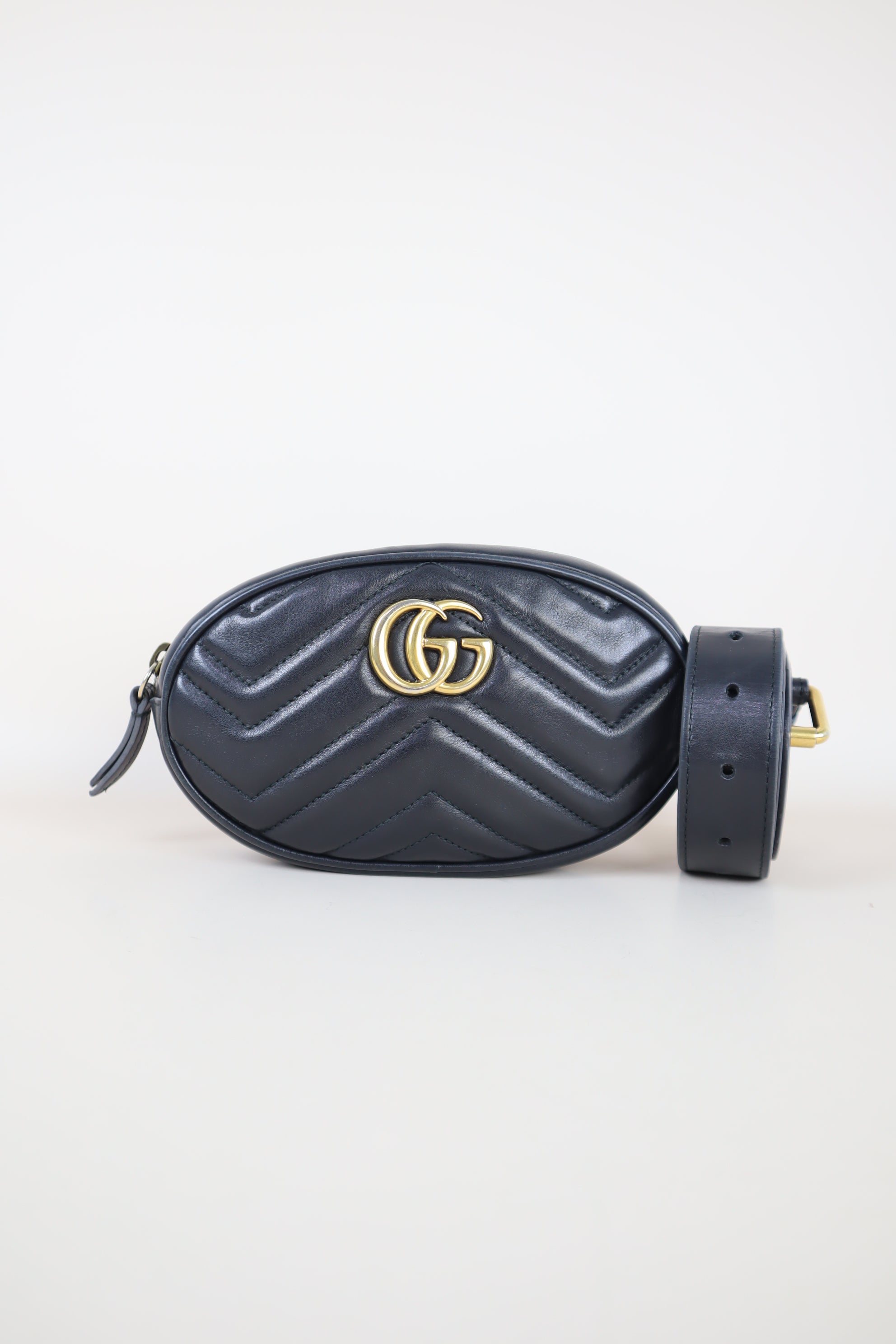 Gucci Black Marmont Belt Bag
