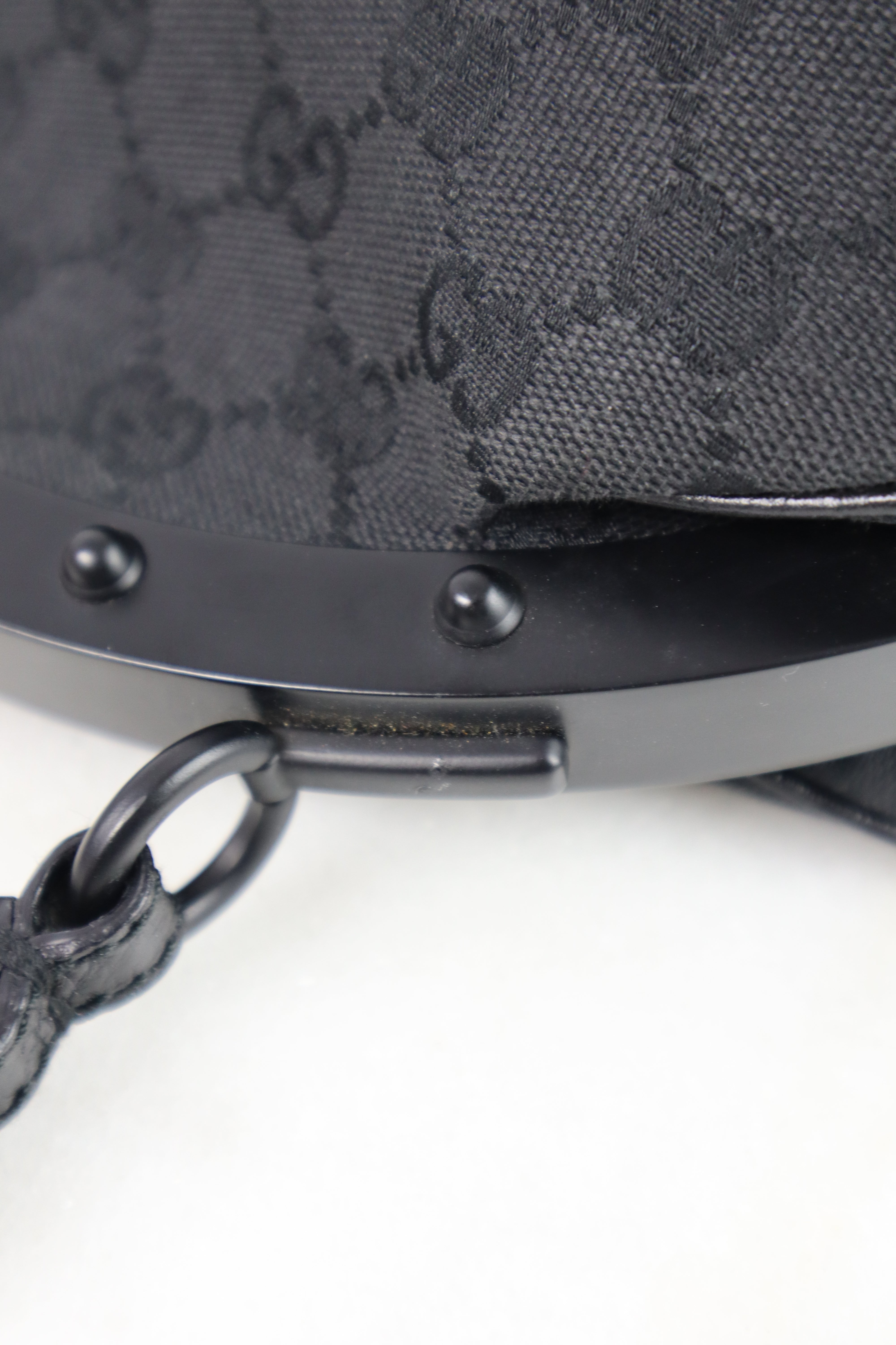 Gucci Black Bamboo Top Handle Bag
