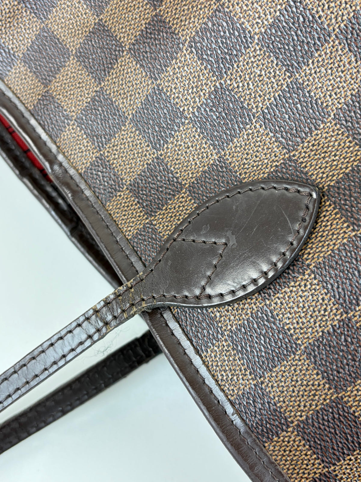 Louis Vuitton Damier Ebene Neverfull MM Bag