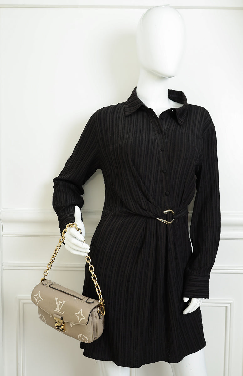 Louis Vuitton Bicolor Monogram Empreinte Pochette Metis East West Bag