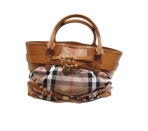 Burberry Brown House Check Bridle Tote Bag-handbag-Burberry-The Closet Egypt