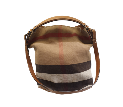 Burberry Camel House Check Bucket Bag-handbag-Burberry-The Closet Egypt