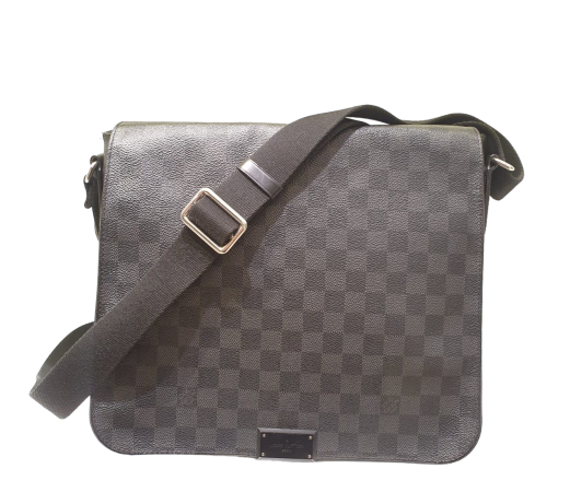 Louis Vuitton Damier Graphite District MM Messenger Bag