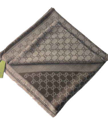 Gucci Brown GG Print Scarf-Scarf-Gucci-The Closet Egypt