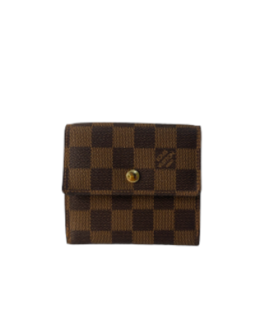 Louis Vuitton Ebene Small Wallet W/ PM Initials-wallet-Louis Vuitton-The Closet Egypt