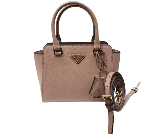 Prada Pink Nude Mini Tote Bag-handbag-Prada-The Closet Egypt