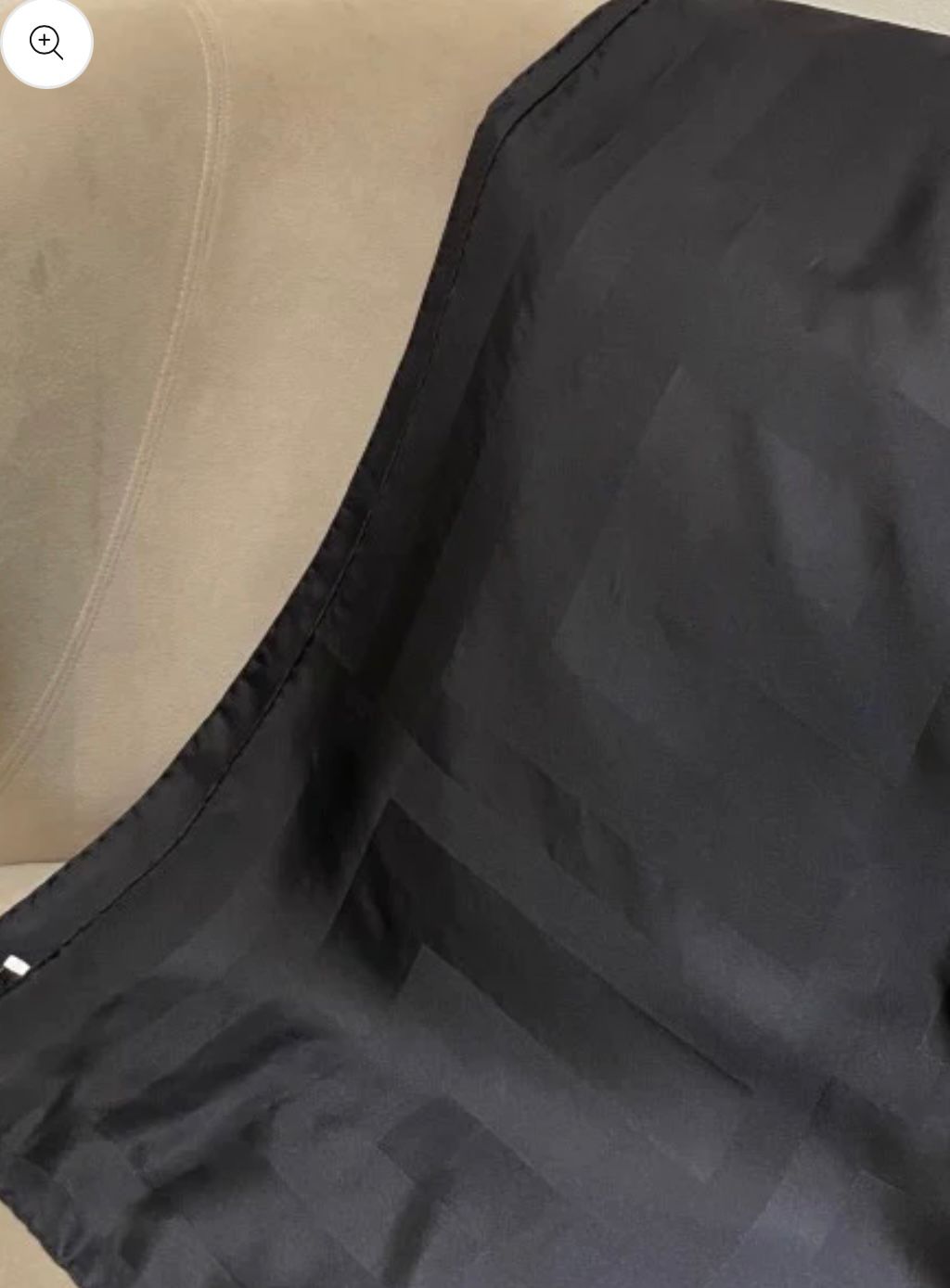 Givenchy Black Rectangular Silk Scarf-Scarf-Givenchy-The Closet Egypt