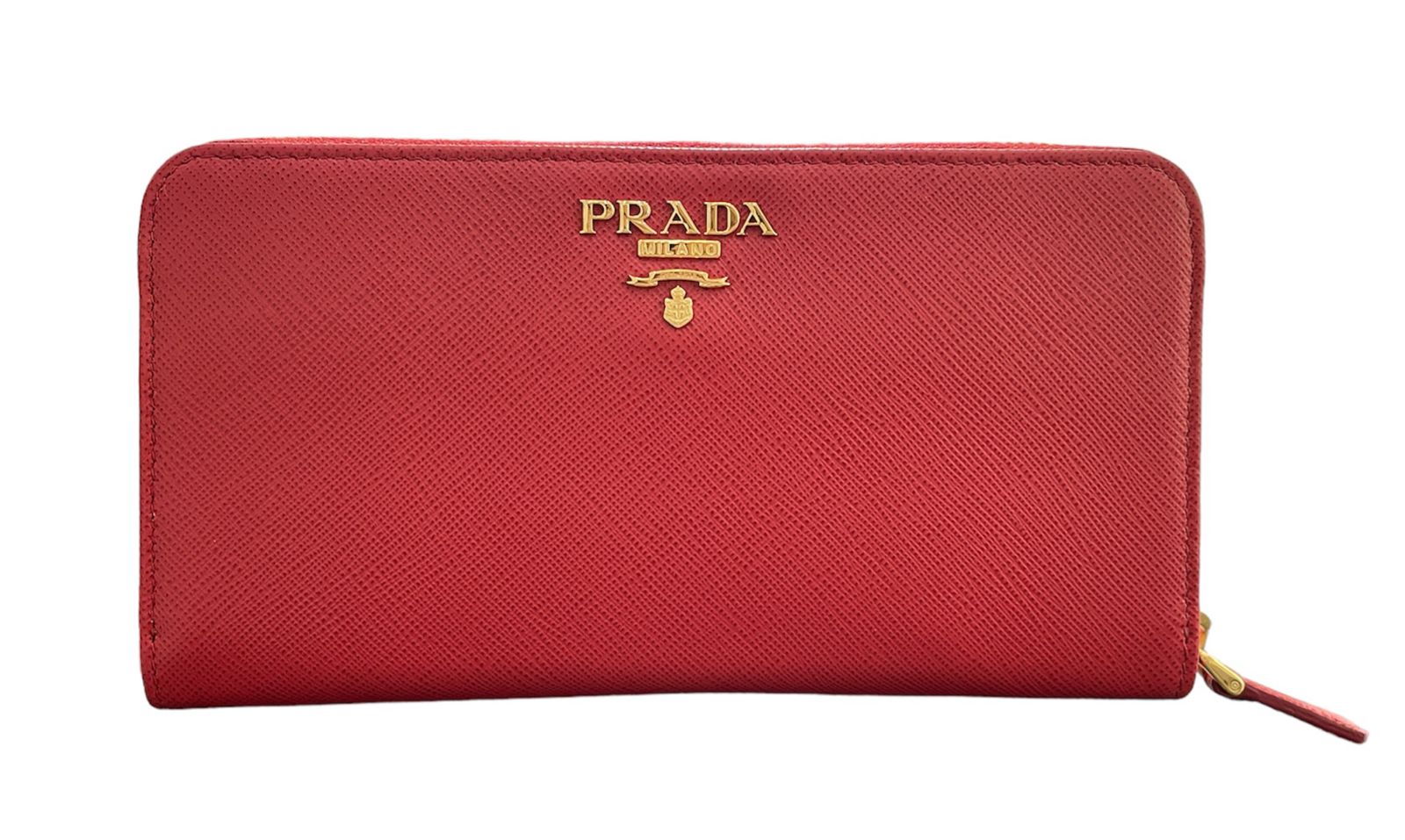 Prada Red Long Wallet-wallet-Prada-The Closet Egypt