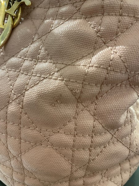 Christian Dior Pink Cannage Panarea Tote Bag