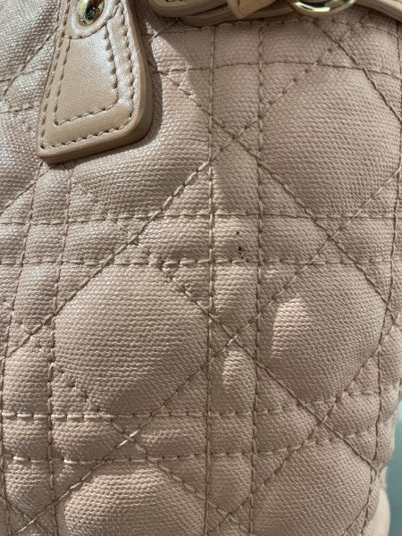 Christian Dior Pink Cannage Panarea Tote Bag