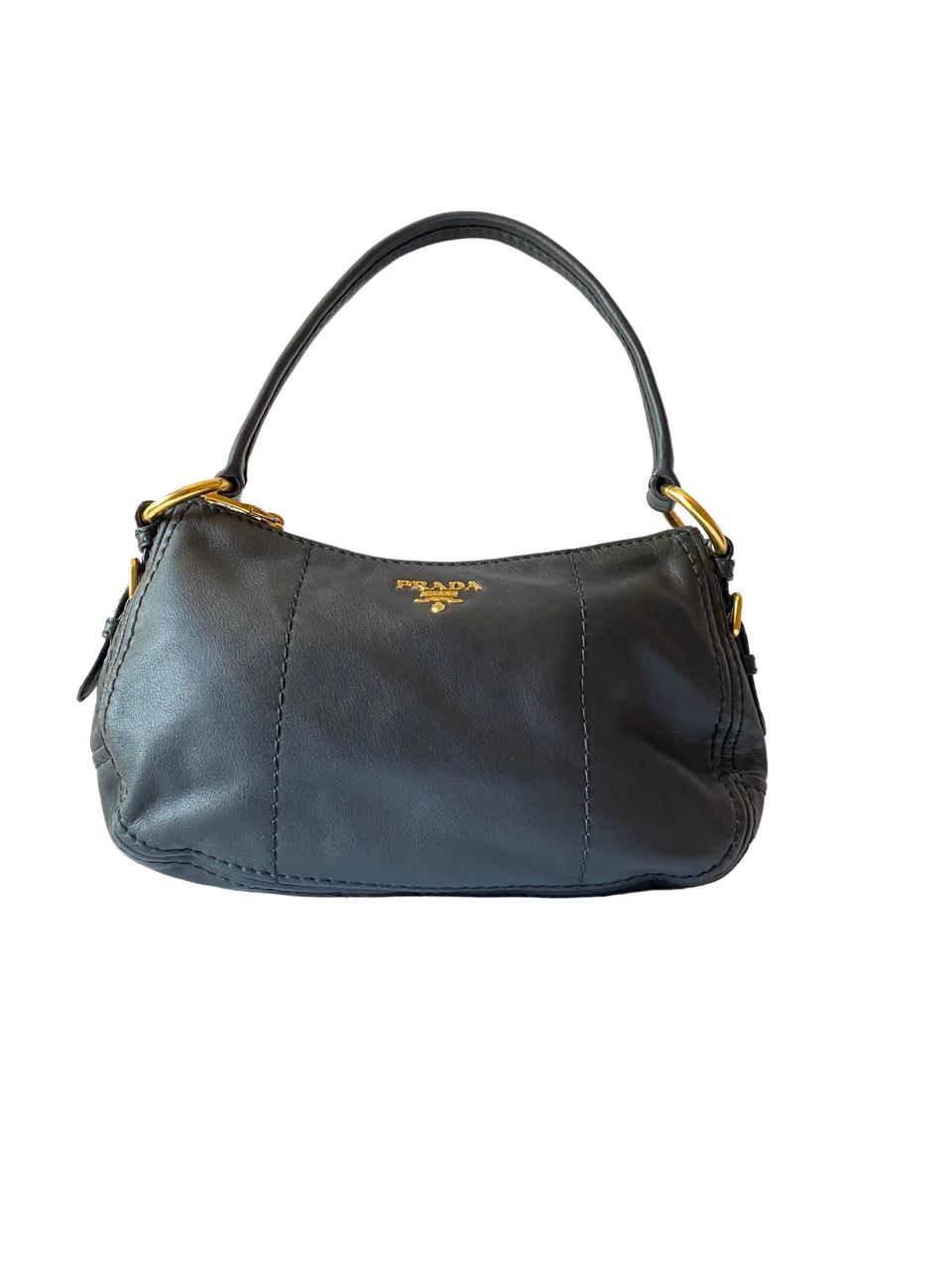 Prada Black Shoulder Bag-handbag-Prada-The Closet Egypt