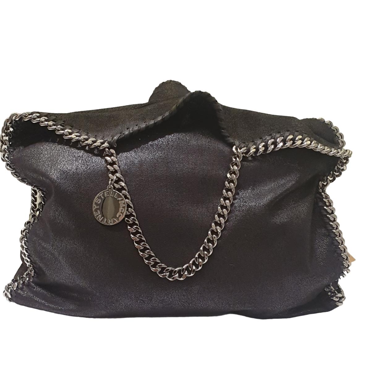 Stella Mccartney Black Falabella Medium Bag-handbag-Stella Mccartney-The Closet Egypt