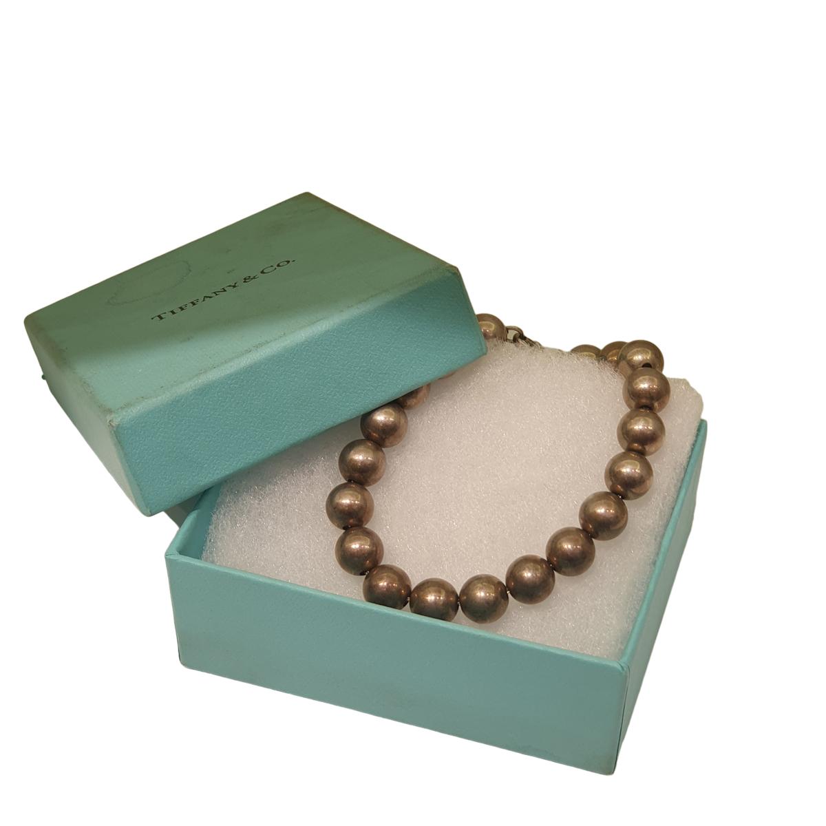 Tiffany & Co Silver Ball Bracelet-Bracelet-Tiffany & Co-The Closet Egypt