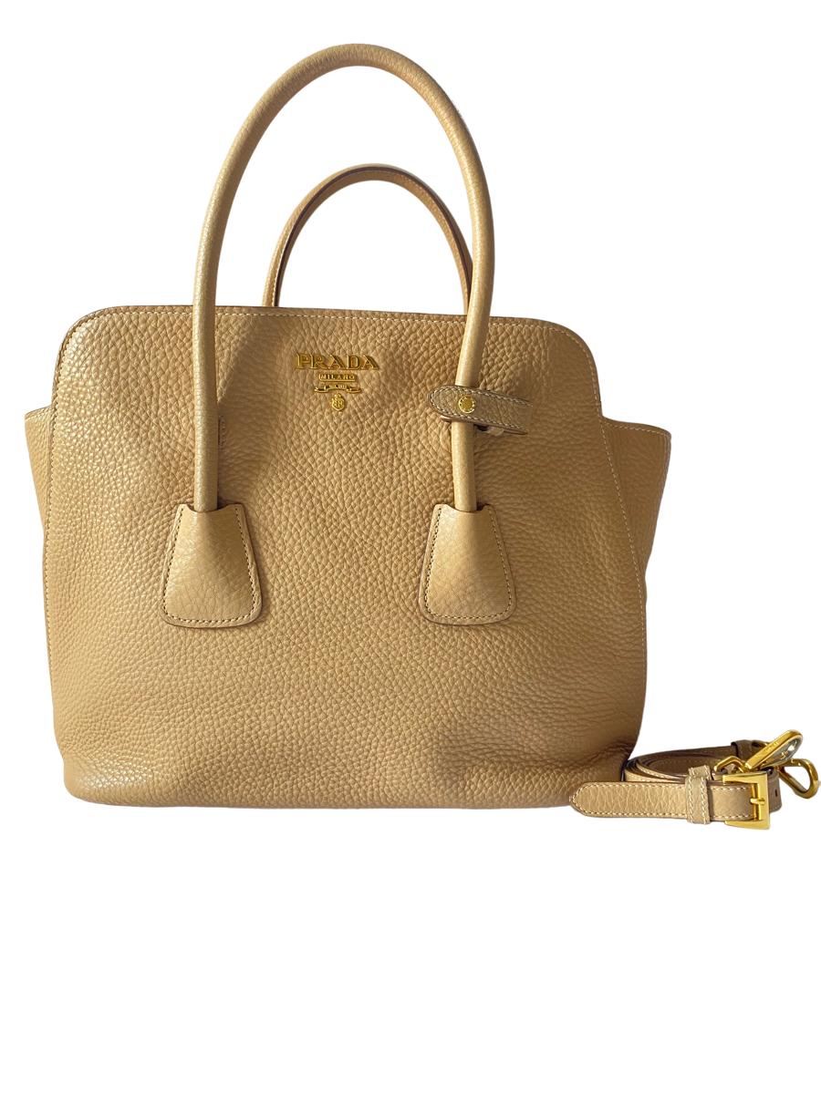 Prada Beige Vitello Daino Tote Bag-handbag-Prada-The Closet Egypt