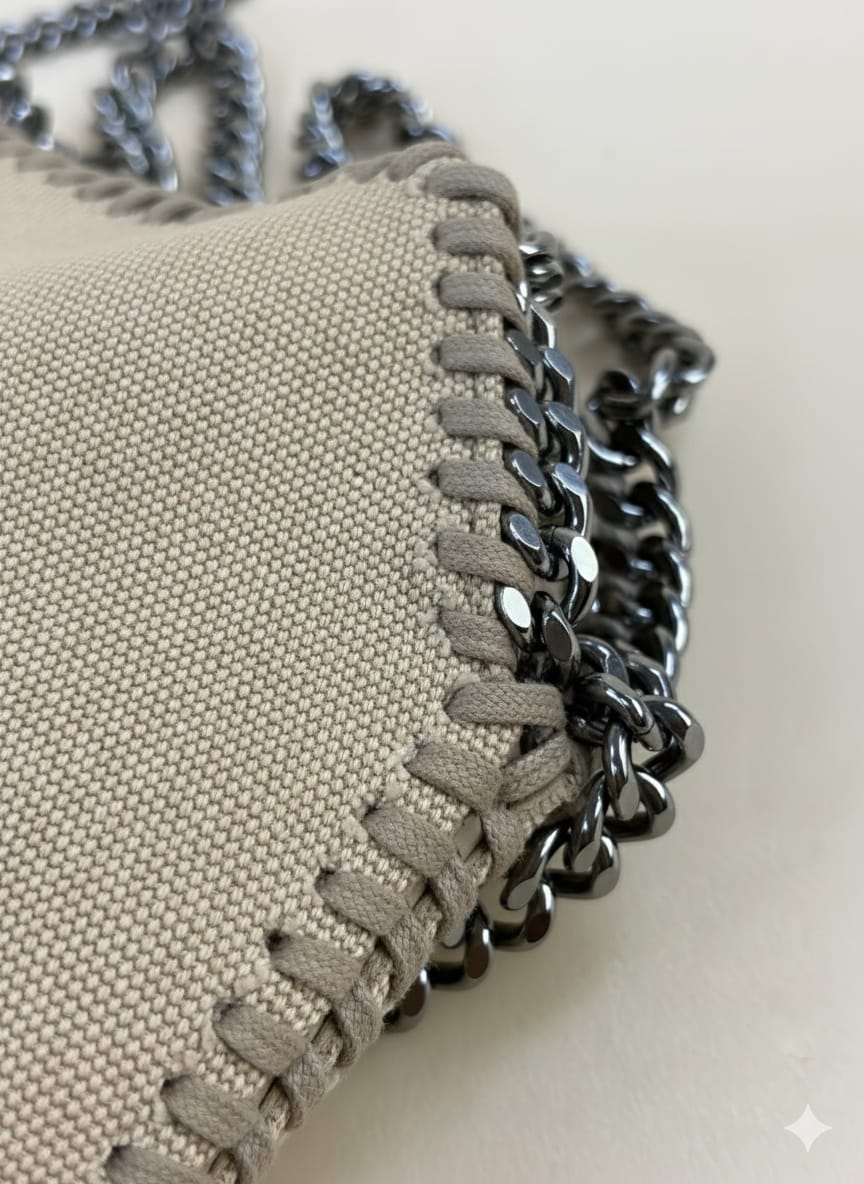 Stella Mccartney Beige Nano Falabella Bag