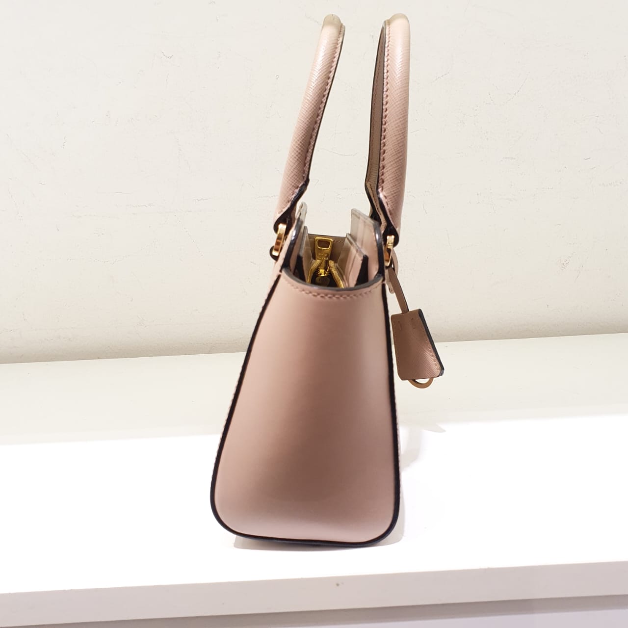 Prada Pink Nude Mini Tote Bag-handbag-Prada-The Closet Egypt