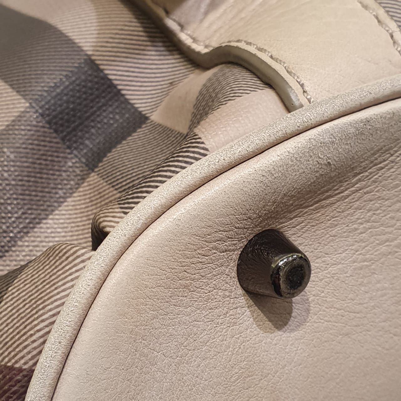 Burberry Beige Smoked Check Northfield Crossbody Bag-handbag-Burberry-The Closet Egypt
