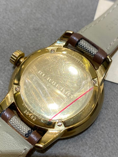 Burberry Gold Classic Round Watch-Watch-Burberry-The Closet Egypt