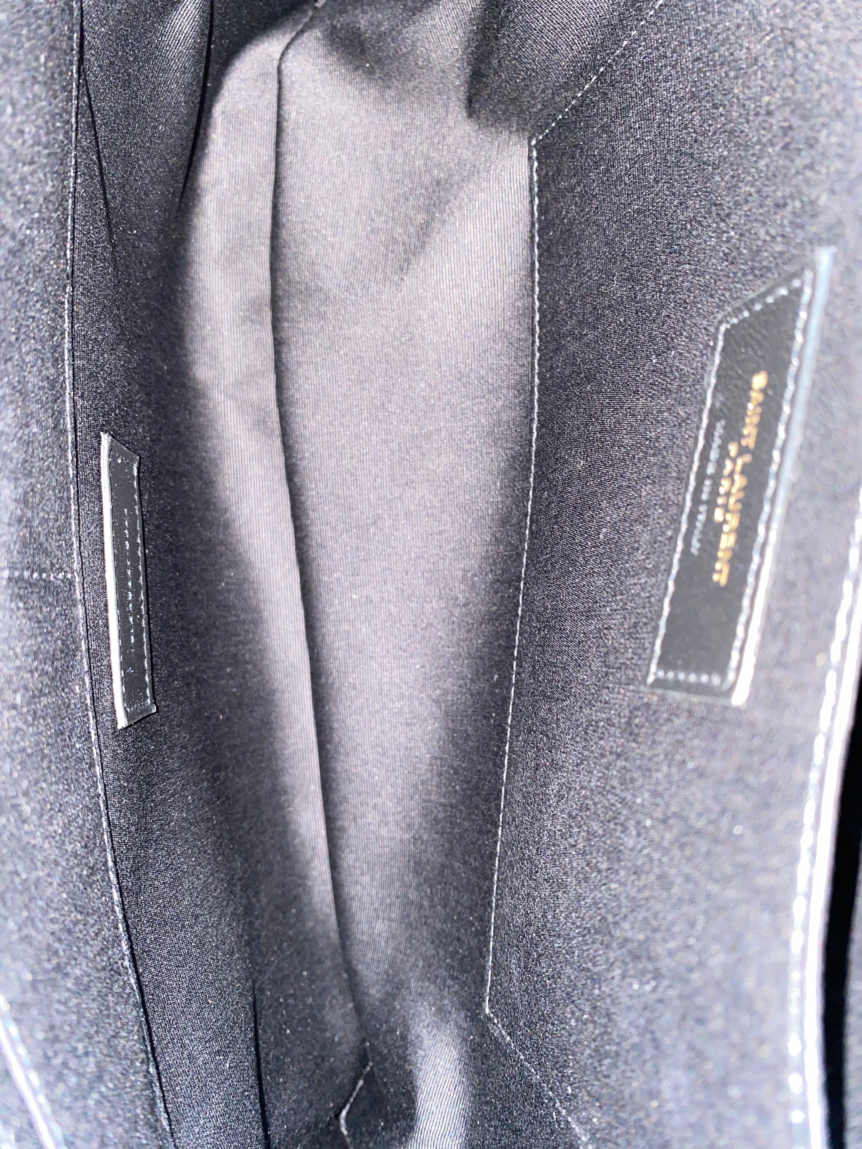 YSL Black Cassandre Large Matelasses Document Holder Pouch-Pouch-YSL-The Closet Egypt