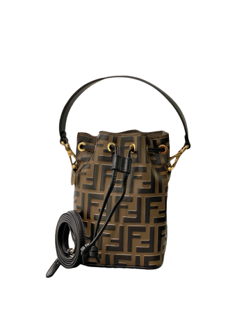 Fendi Bicolor FF Mon Tresor Mini Bucket Bag-handbag-Fendi-The Closet Egypt