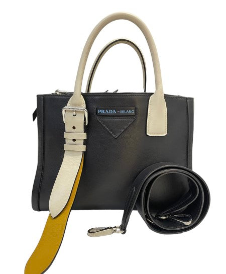 Prada Bicolor Concept Top Handle Bag-handbag-Prada-The Closet Egypt