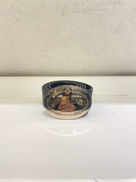 Prada Black Logo Belt 32-Belt-Prada-The Closet Egypt