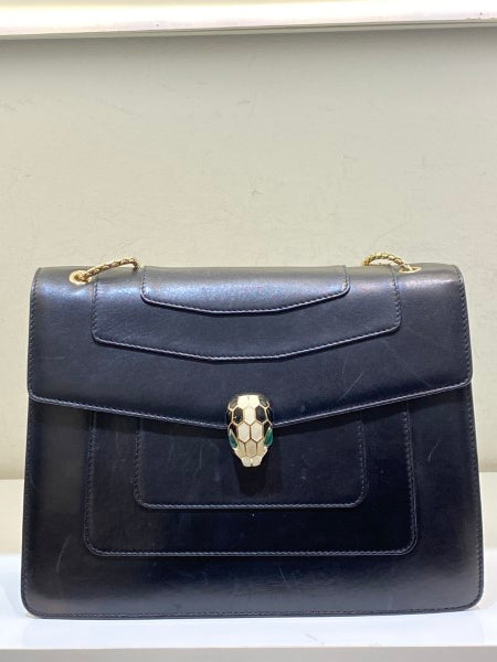 Bvlgari Black Serpenti Forever Shoulder bag-handbag-Bvlgari-The Closet Egypt