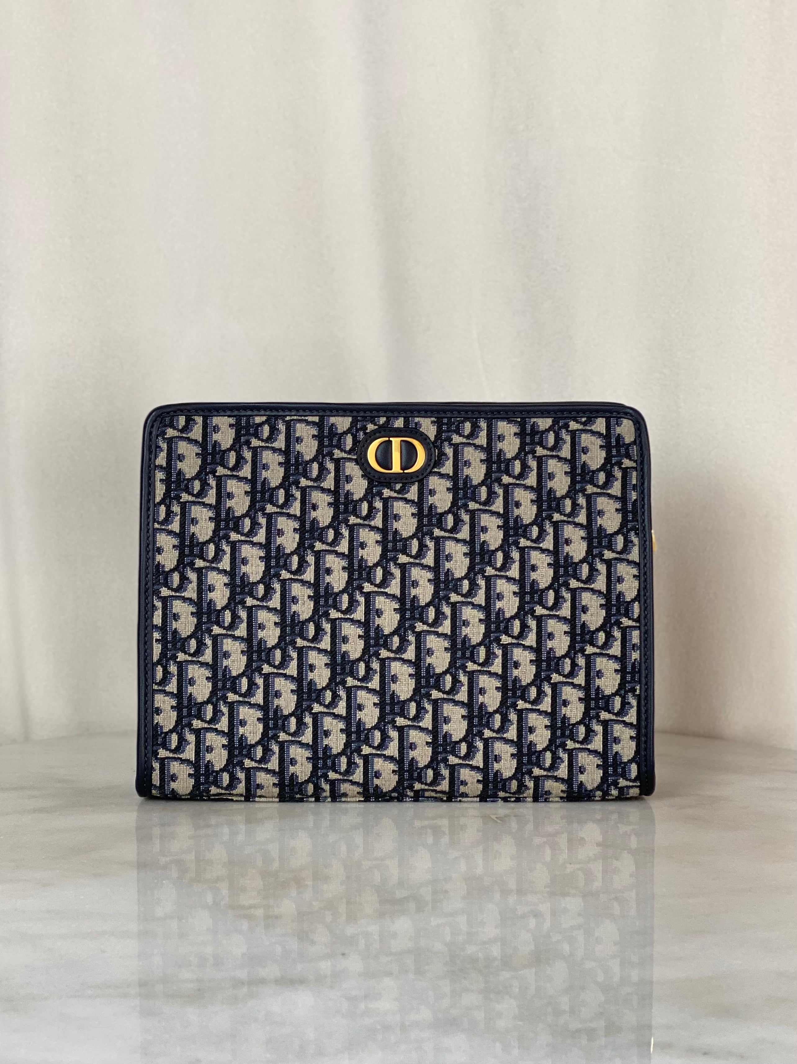 Christian Dior Blue Montaigne Pouch-Pouch-Christian Dior-The Closet Egypt