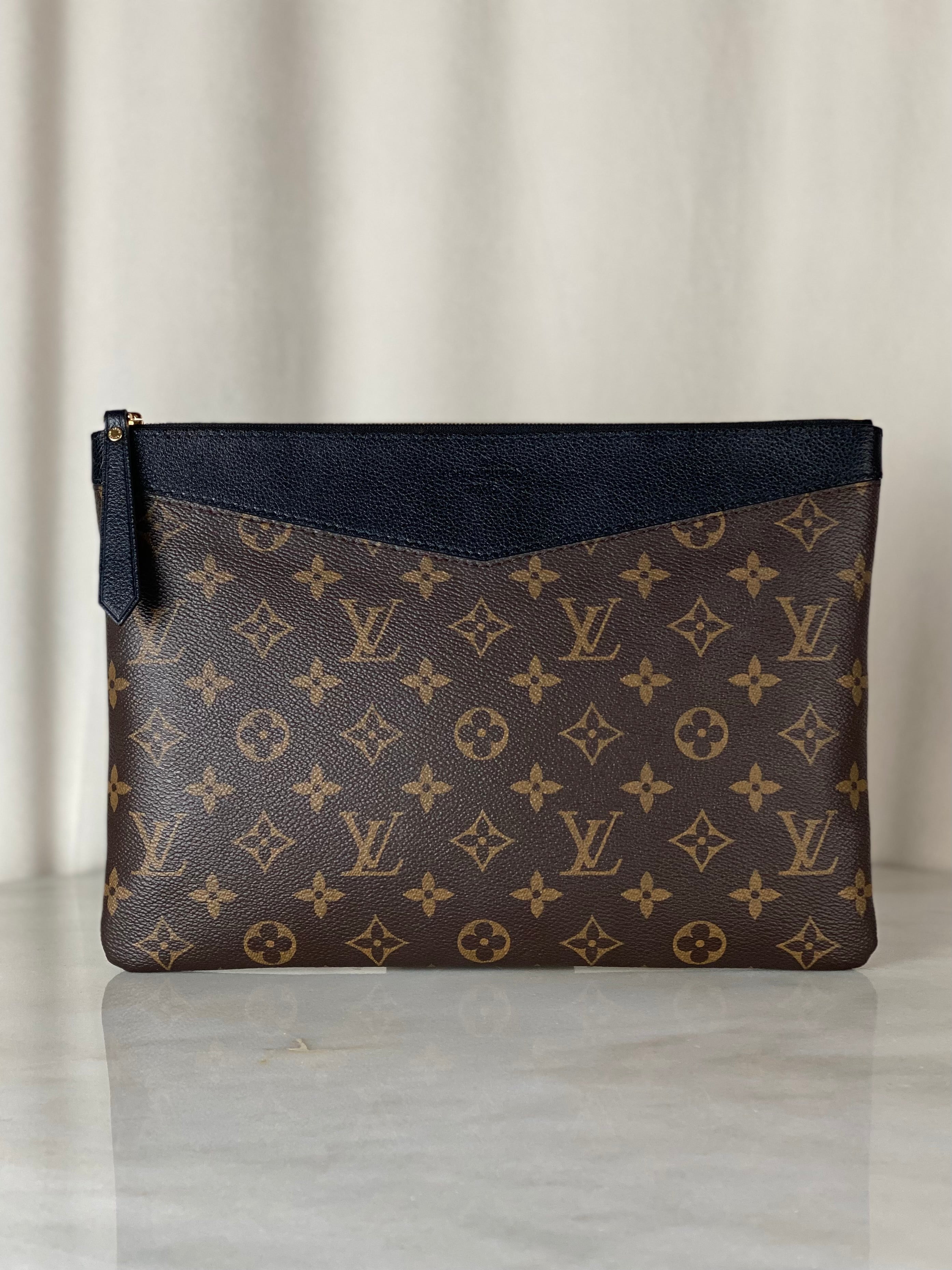 Louis Vuitton Black Monogram Daily Pouch-Pouch-Louis Vuitton-The Closet Egypt