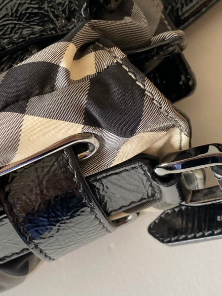 Burberry Bicolor Beat Check Nylon Tote Bag-handbag-Burberry-The Closet Egypt