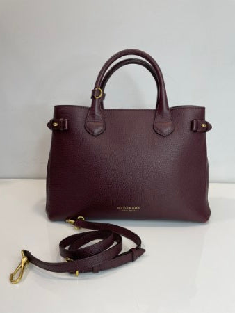 Burberry Burgundy Banner Tote Medium Bag-handbag-Burberry-The Closet Egypt