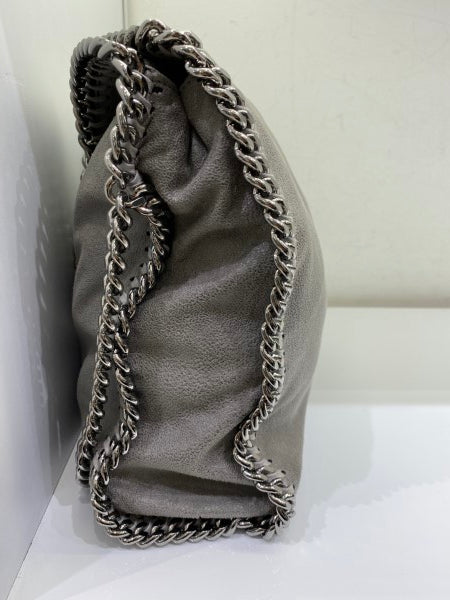 Stella Mccartney Grey Falabella Medium Three Chain Bag-handbag-Stella Mccartney-The Closet Egypt