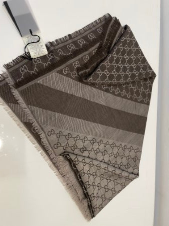 Gucci Dark Brown GG Shawl-Shawl-Gucci-The Closet Egypt
