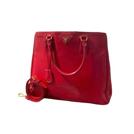 Prada Red Vernice Vertical Tote Bag-handbag-Prada-The Closet Egypt